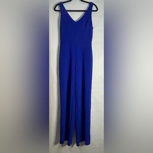 Royal Blue Wide Leg Jumpsuit – Crystal‎ Sky – Women's Medium